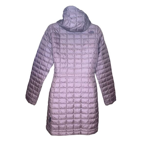 THE NORTH FACE THERMOBALL ECO INSULATOR PARKA in Maroon Purple NWT Size XS - Picture 6 of 9
